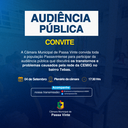 Câmara Municipal de Passa Vinte Convida a População para Audiência Pública nesta quinta feira